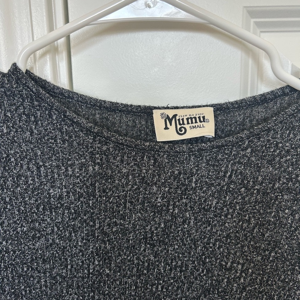 Show Me Your MuMu Gray Tunic Top